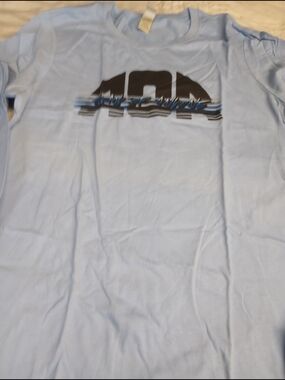 Army Of Anyone Light Blue Women’s Long Sleeves Tee  Size X-LARGE